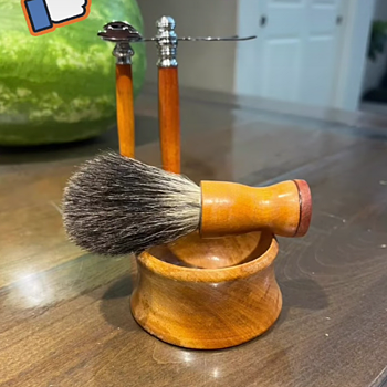 A Grade Mixed Badger Hair Shaving Brush (20.5mm base) Standard Quality great!!