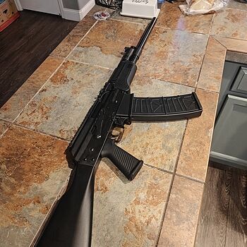 JTS M12AK 12 GA 18" Semi-Auto Shotgun, Black - M12AK Works Great