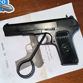 Chinese Tokarev Type 54 Military C&R Eligible 4.5" 7.62x25 mm 8rd Pistol, Good Used Surplus Condition Great buy