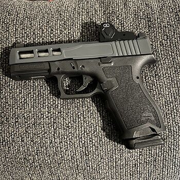PSA Dagger Compact Complete Polymer Frame, Black Flawless