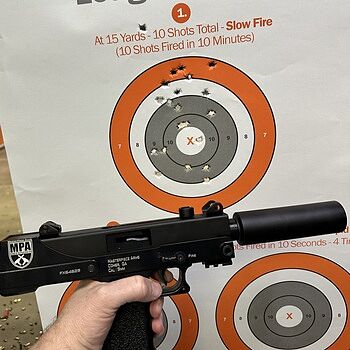 Masterpiece Arms Defender Top Cocking TB 9mm Pistol 5.5", Blk - MPA30T Minimal Contents Yet Maximum Cool