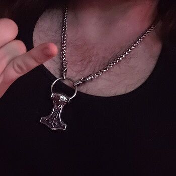 Wolf Head Chain, Stainless Steel Love it.