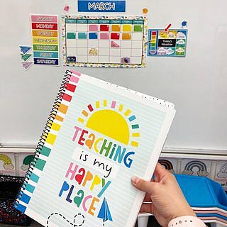 Happy Place Calendar Bulletin Board Set