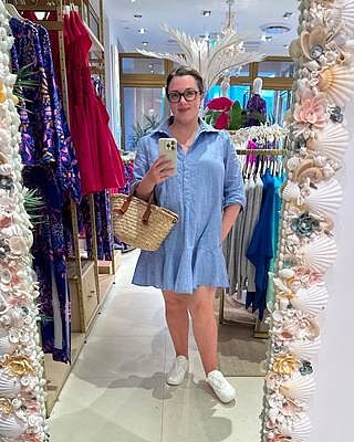 Chambray Callahan Shirt Dress