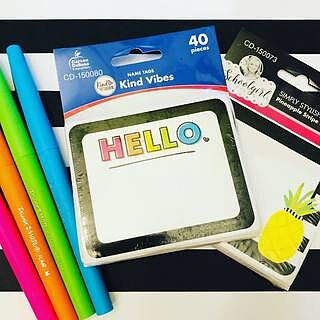 Kind Vibes Name Tags