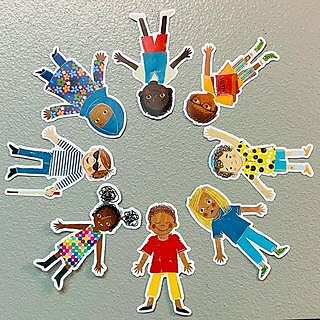 All Are Welcome Kids Cutouts