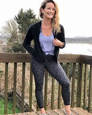 Leopard Ultra Hold 7/8 Legging