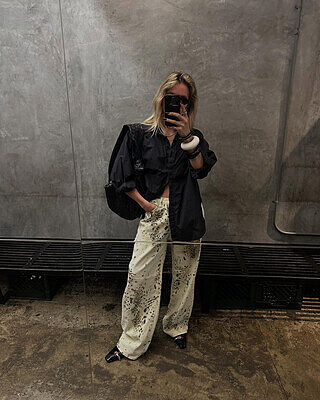 ANIMAL PRINT PANTS