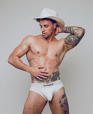 Neon Brief Underwear - Ivory