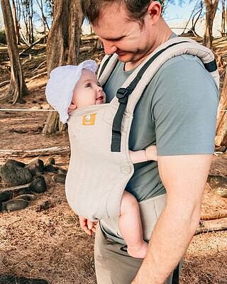 Sand - Linen Free-to-Grow Baby Carrier