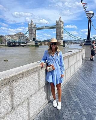 Chambray Callahan Shirt Dress