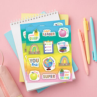 Creatively Inspired Motivational Shape Stickers