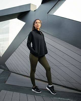Prime Ready To Roll Fleece Zip Mock Neck Pullover