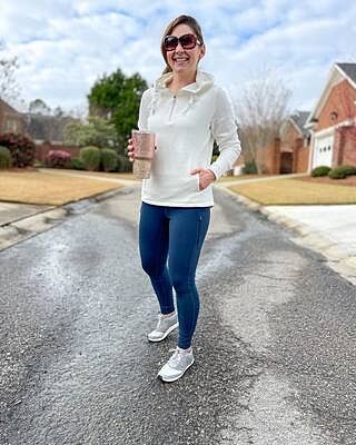 Fleece Lined Zip Pocket Legging