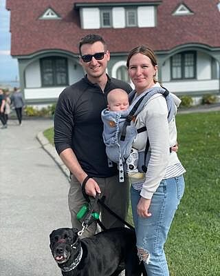 Rain - Linen Free-to-Grow Baby Carrier