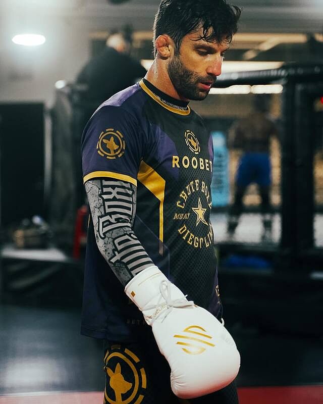 Gold Strike Professional Lace Up Boxing Gloves