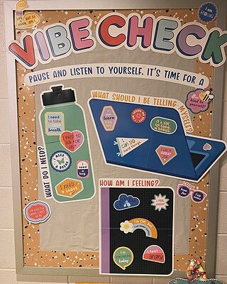 We Stick Together Vibe Check Bulletin Board Set