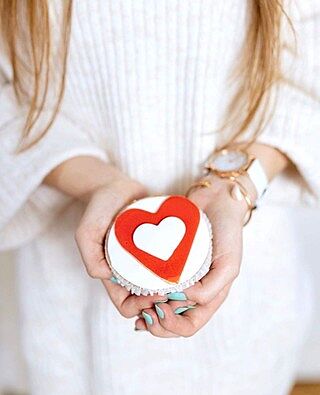 Harten Cupcakes (9 Stuks)