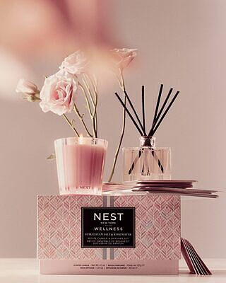 Himalayan Salt & Rosewater Petite Candle & Diffuser Set