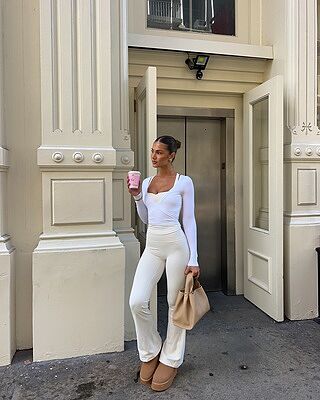 Ballet Wrap Top | White