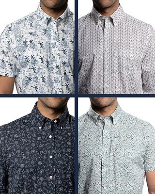 Weekend Printed Shirt - White Geometric