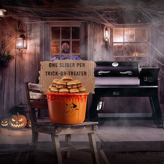 No tricks here, just smoky treats 🔥 Every trick-or-treater gets one… but who’s counting? 😉 What are you grilling up this Halloween? 👻