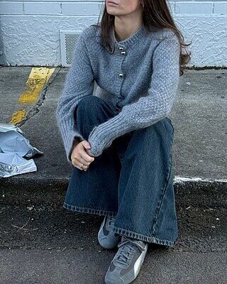 MATILDA CARDIGAN GREY MARLE