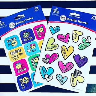 Smiley Faces Motivational Stickers