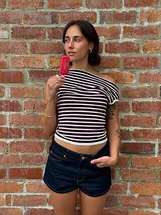 EMMA KNIT TOP RIVIERA