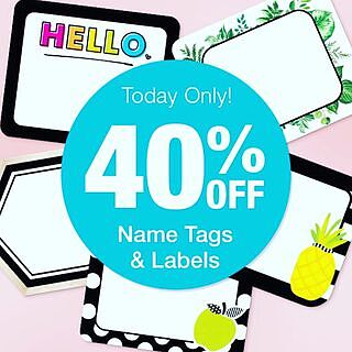 Kind Vibes Name Tags
