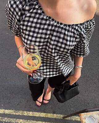Gingham Blouse