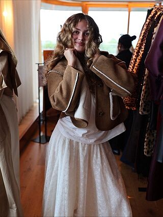 Faux Sheepskin Jacket