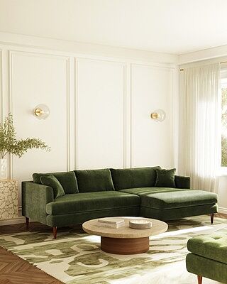 Lucerne Right-Facing Sectional with Extra-Wide Chaise