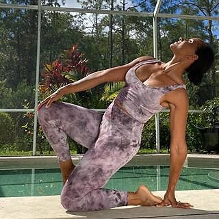 Zen Earth Tie Dye 7/8 Legging