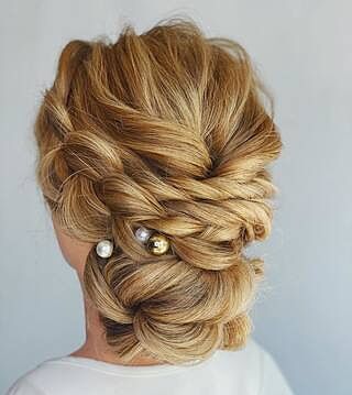 Lady Jane Grey - Pearl and Gold Statement Bobby Pin