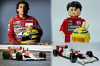LEGO® ICONS™ McLaren MP4/4 & Ayrton Senna