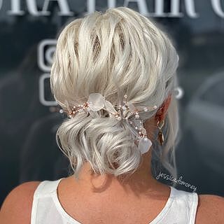 Marie Antoinette of France - Ribbon Hair Vine (Rose Gold)