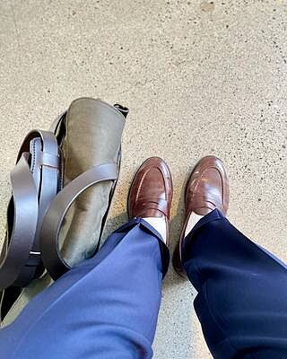 Traveler Penny Tobacco Calf