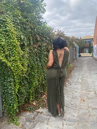LIZ GOWN FABIENNE GREEN