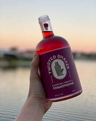 Twisted Shaker Raspberry Hibiscus Cosmopolitan Premixed Cocktail 700mL