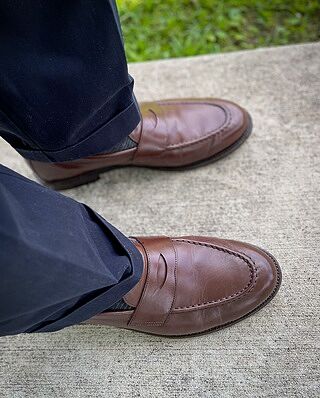 Traveler Penny Tobacco Calf