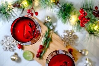 Cheers® Ruby Set of 4 Stemless Wine Glasses