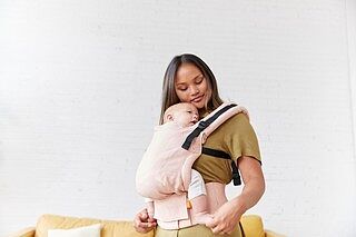 Sunset - Linen Free-to-Grow Baby Carrier