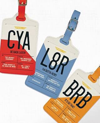 LUGGAGE TAG: BRB