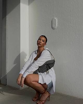 Dawn Linen Hi Low Tunic - White