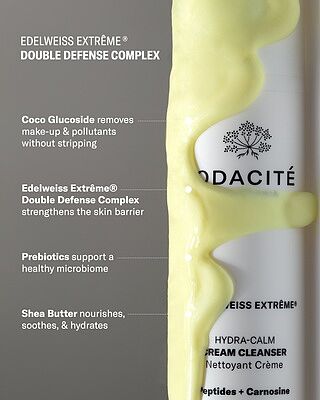 Edelweiss Extrême® • Hydra-Calm Cream Cleanser • Peptides + Carnosine
