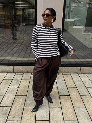 Chocolate Stripe Polo Shirt