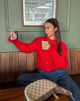 MATILDA CARDIGAN CHERRY