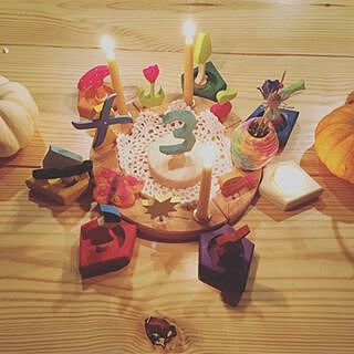 Waldorf Wooden Birthday Ring - Natural