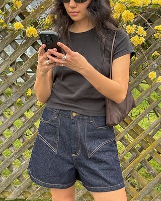 CLOVER DENIM SHORT UNWASHED